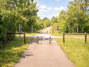 La voie verte de l'Armagnac entre Eauze et Condom - Agrandir l'image (fenêtre modale)