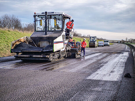 Travaux de chaussée suite aux dégradations sur la D1124 à Pujaudran - Agrandir l'image (fenêtre modale)