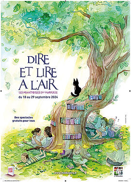 L'affiche de Dire et Lire à L'Air édition 2024 - Agrandir l'image (fenêtre modale)