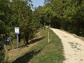 Tronçon Flaran - Graziac Arrivée à Graziac - Agrandir l'image (fenêtre modale)