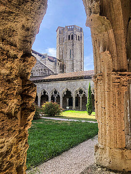 Le village de La Romieu - Agrandir l'image (fenêtre modale)