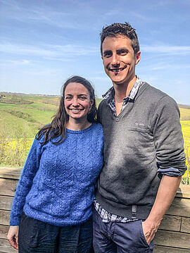 Marion Roulph, médecin à Miélan et Tom Vignais, médecin à Seissan