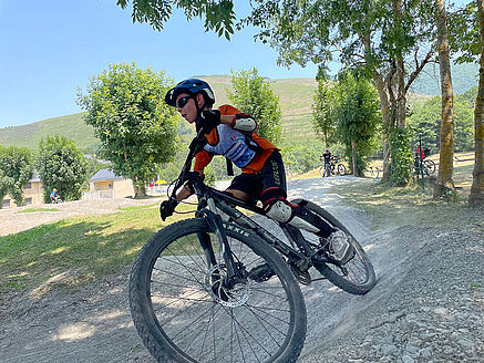 Un piste de pumptrack à Oxygers