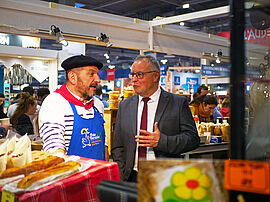 Rencontre avec les producteurs au Salon International de l'Agriculture à Paris