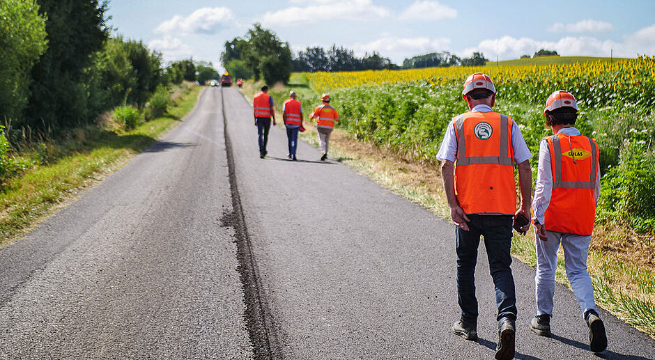 Le Département s'engage pour des chaussées innovantes