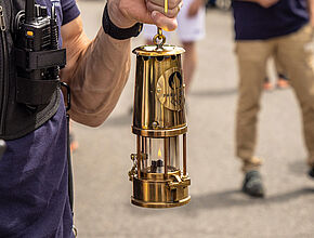 La lanterne qui abrite la Flamme Olympique - Agrandir l'image (fenêtre modale)