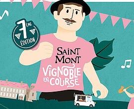 Saint-Mont Vignoble en course - Agrandir l'image (fenêtre modale)