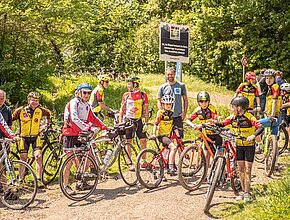 Les associations de cyclistes avaient fait le déplacement pour l'inauguration de la voie verte de l'Armagnac (2) - Agrandir l'image (fenêtre modale)