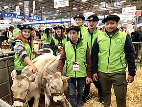 les élèves du Lycée Agricole de Mirande - Agrandir l'image (fenêtre modale)