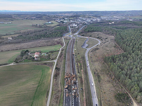 200m de déchets entre Auch et Aubiet - Agrandir l'image (fenêtre modale)