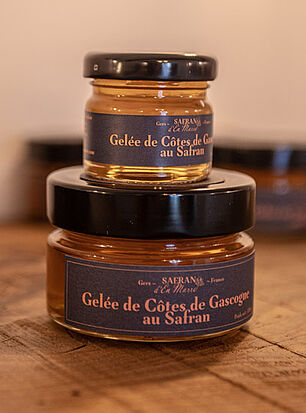 Gelée de Côte de Gascogne au safran - Agrandir l'image (fenêtre modale)